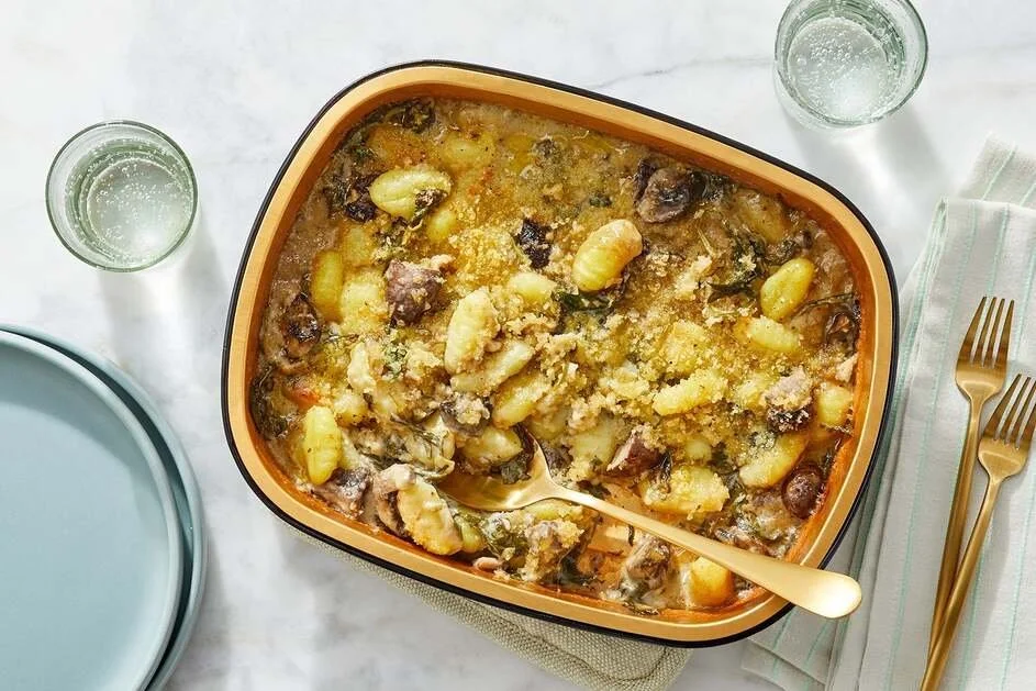 A Cozy, Elevated Comfort Feast: Baked Gnocchi Mac & Cheese