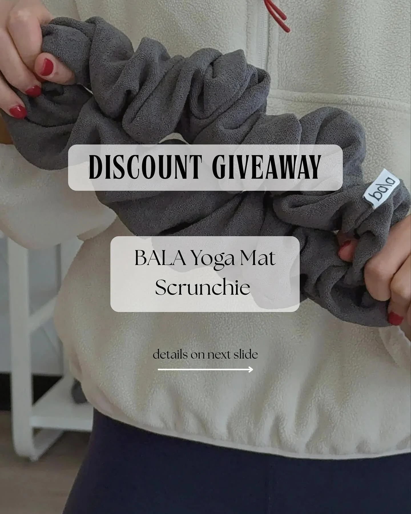 Enter for a chance to win $5 off on a Bala Yoga Mat Scrunchie! 

🪩Here&rsquo;s how:

1. Follow @definejacksonville 
2. Like this post 
3. Repost this to your story and tag us 

The first 5 entires will receive a discount code via DM. 

Ready, set, g