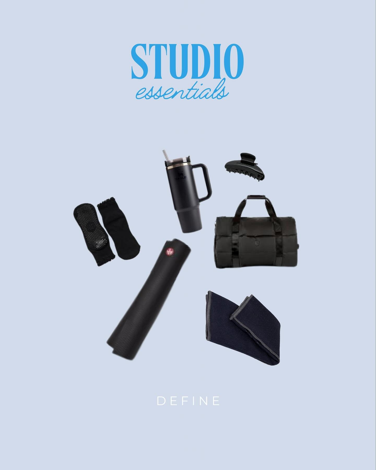 Everything you need for your next sweat!

Grab your essentials and come move with us 💙