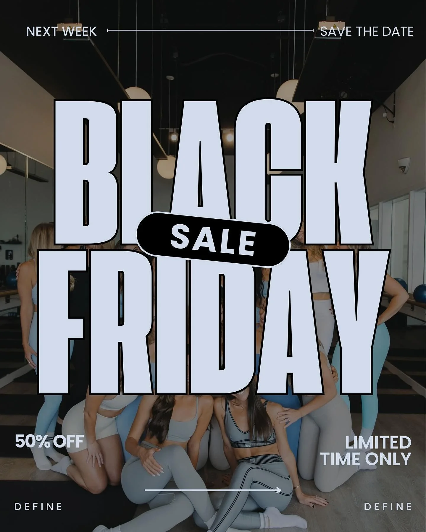 SAVE THE DATES! 

Black Friday &amp; Small Business Saturday are right around the corner. 

Use code BLACKFRIDAY at checkout 
Use code 15PACK at checkout 

Celebrate with exclusive offers and support local!💙