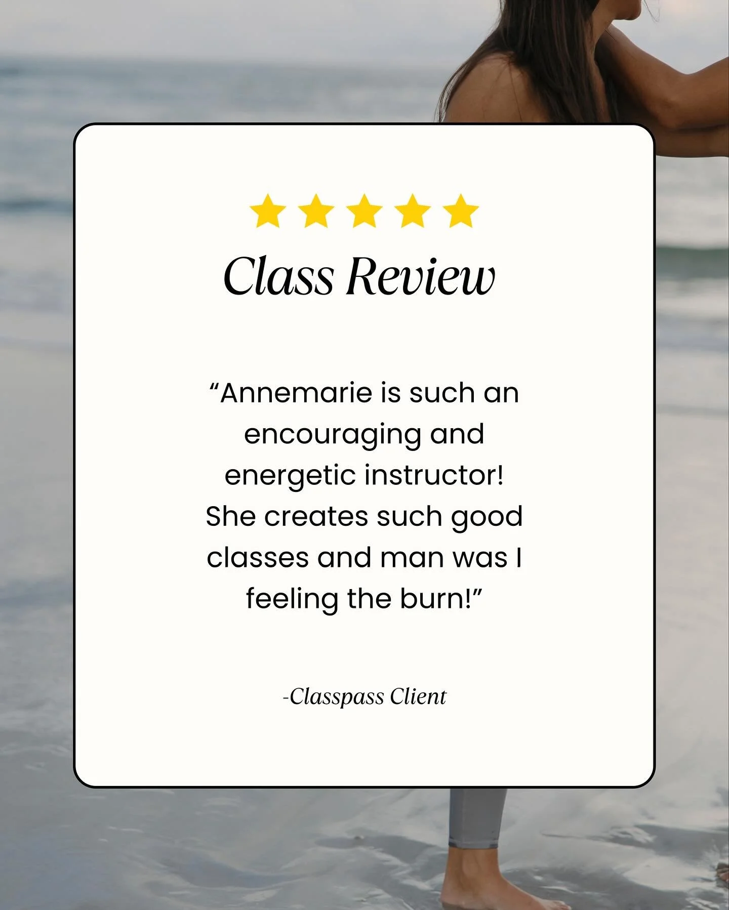 See what one of our clients has to say about @annemariemurphy_ &lsquo;s Barre Tone class! 

💙💙💙