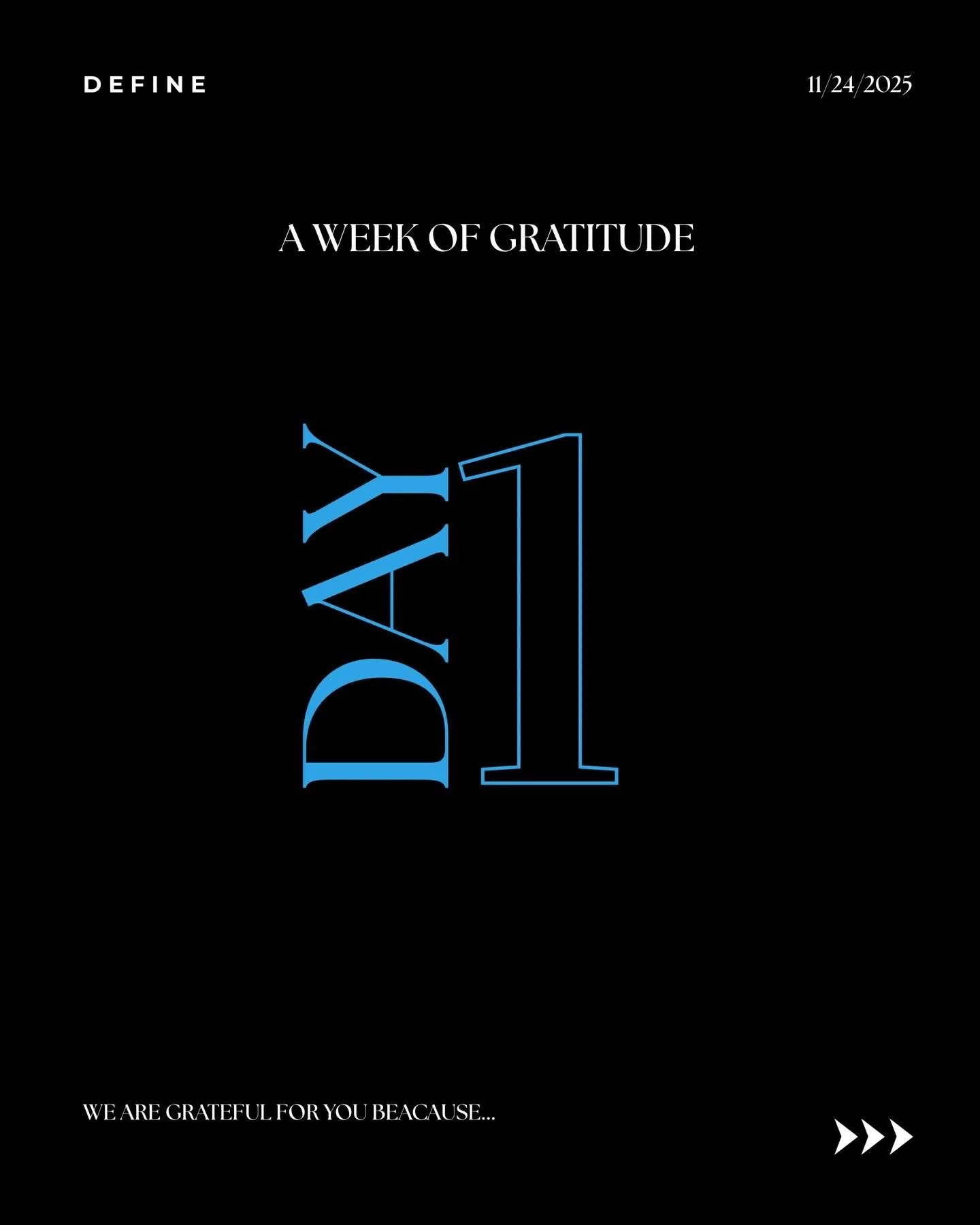 5 Days of Gratitude 💙

We are grateful for when you help us keep the studio beautiful! Thank you for keeping our space fresh and clean for everyone.