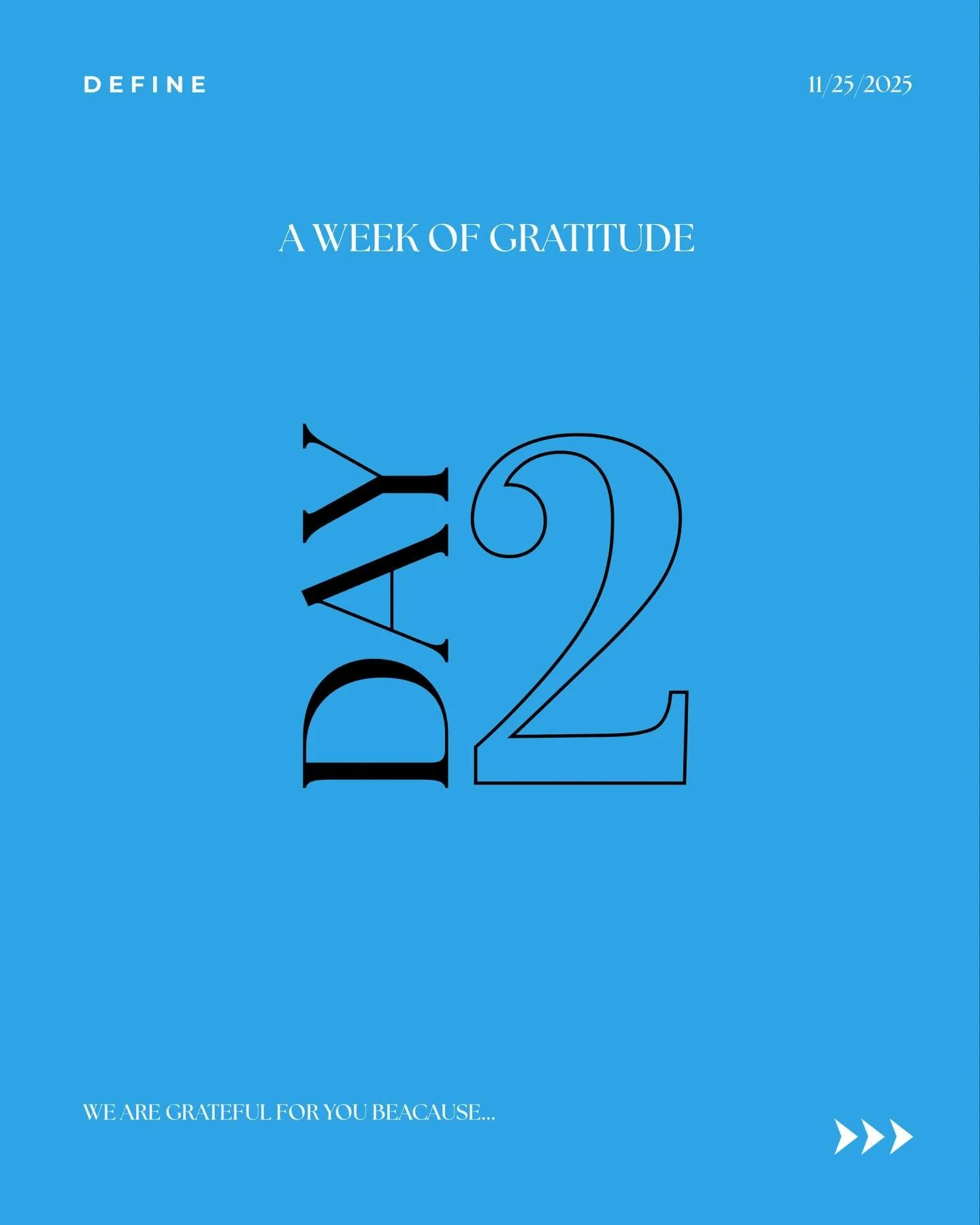 5 Days of Gratitude 💙

We are grateful for when you arrive on time! It sets the tone for a smooth and intentional class.