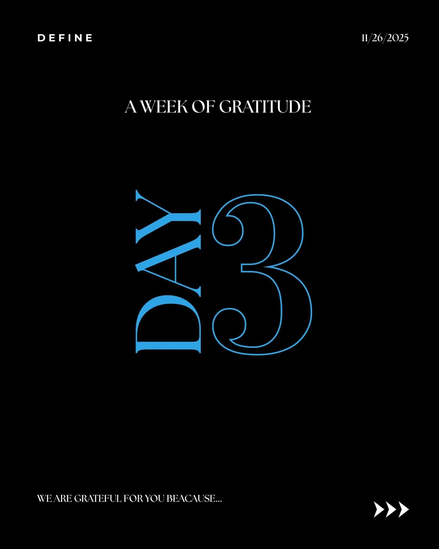 5 Days of Gratitude 💙

We are grateful for when you bring a friend to the studio! Nothing means more than sharing your favorite studio with someone new.