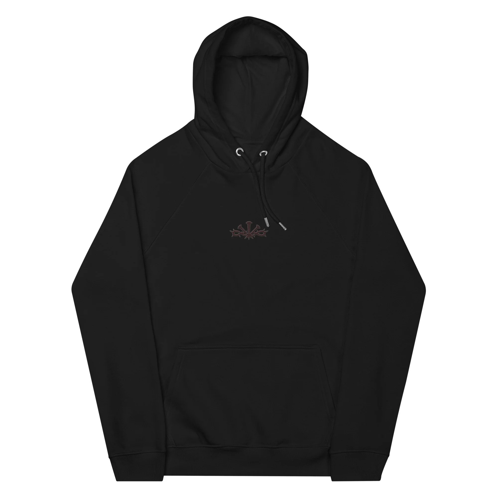 unisex-eco-raglan-hoodie-black-front-6ab95233d3dbf.jpg