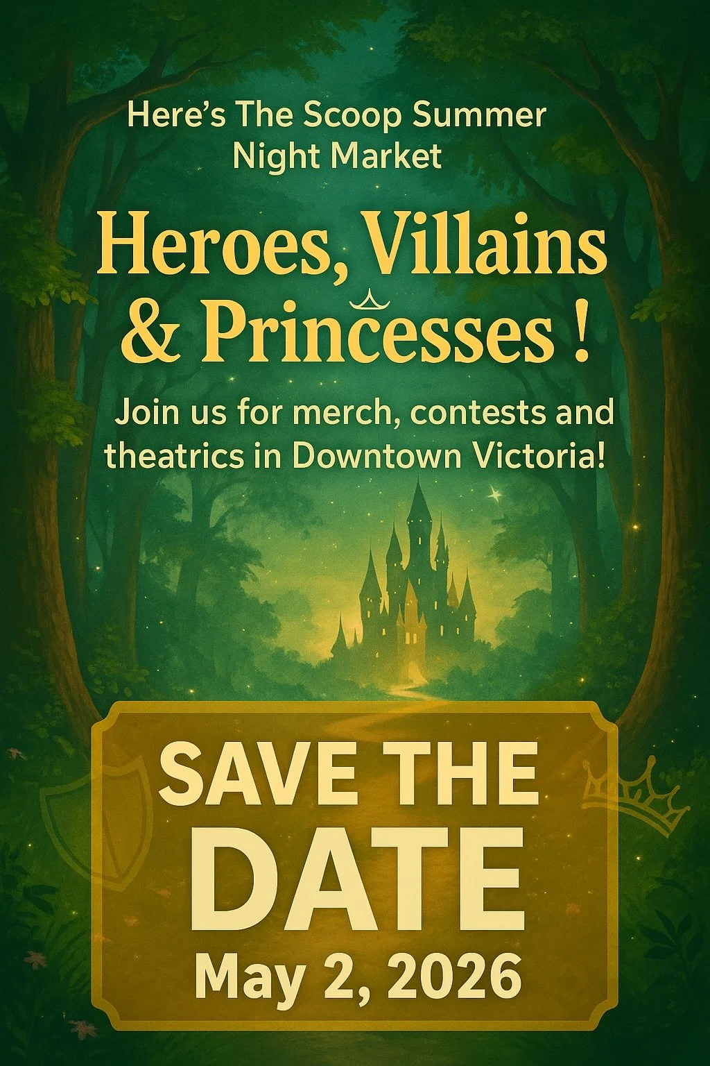 Heroes, Villains & Princesses Night Market