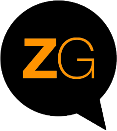 Logo with orange