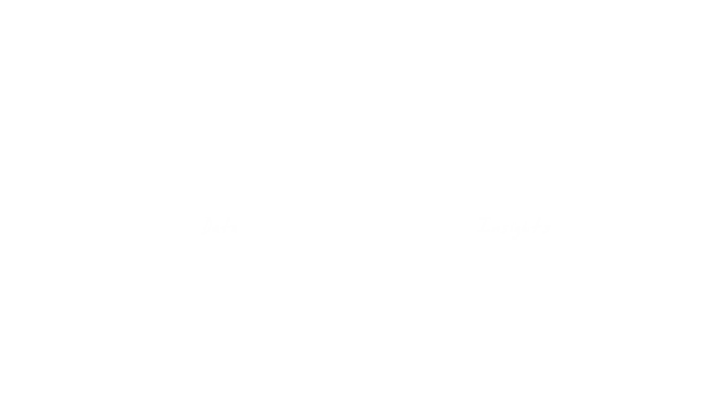A black and white illustration of a slider with a star icon on it, labeled 'Data' on the left end and 'Insights' on the right end, representing a scale from data to insights.