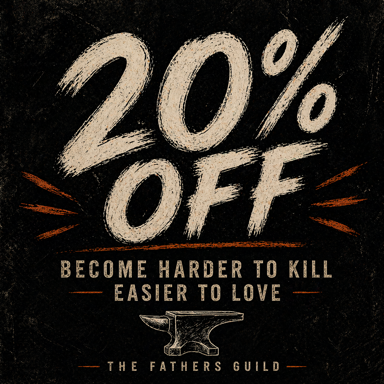 20% off in the fathers guild Shop!