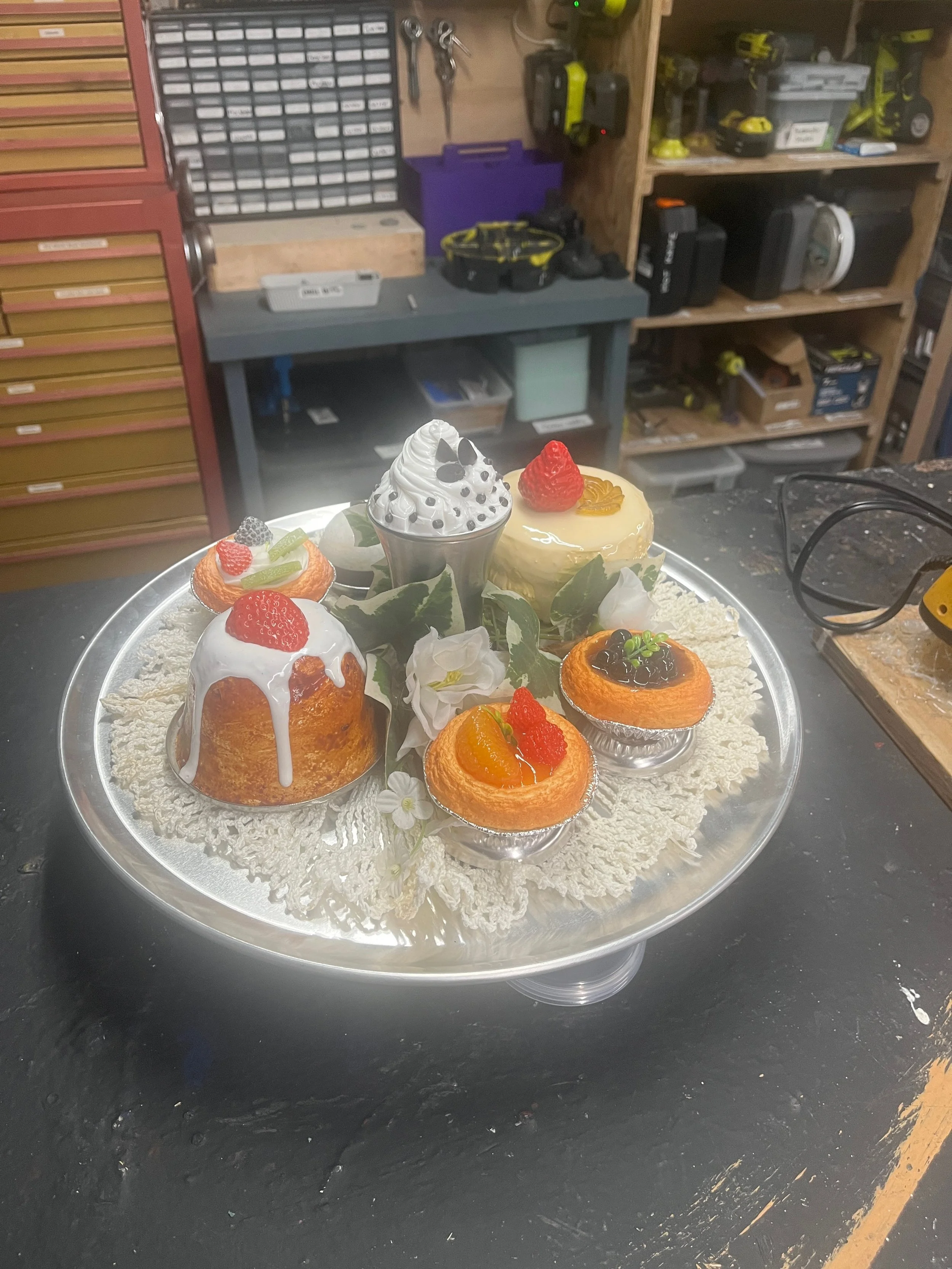 Tray of Desserts, for Cinderella Jr. 