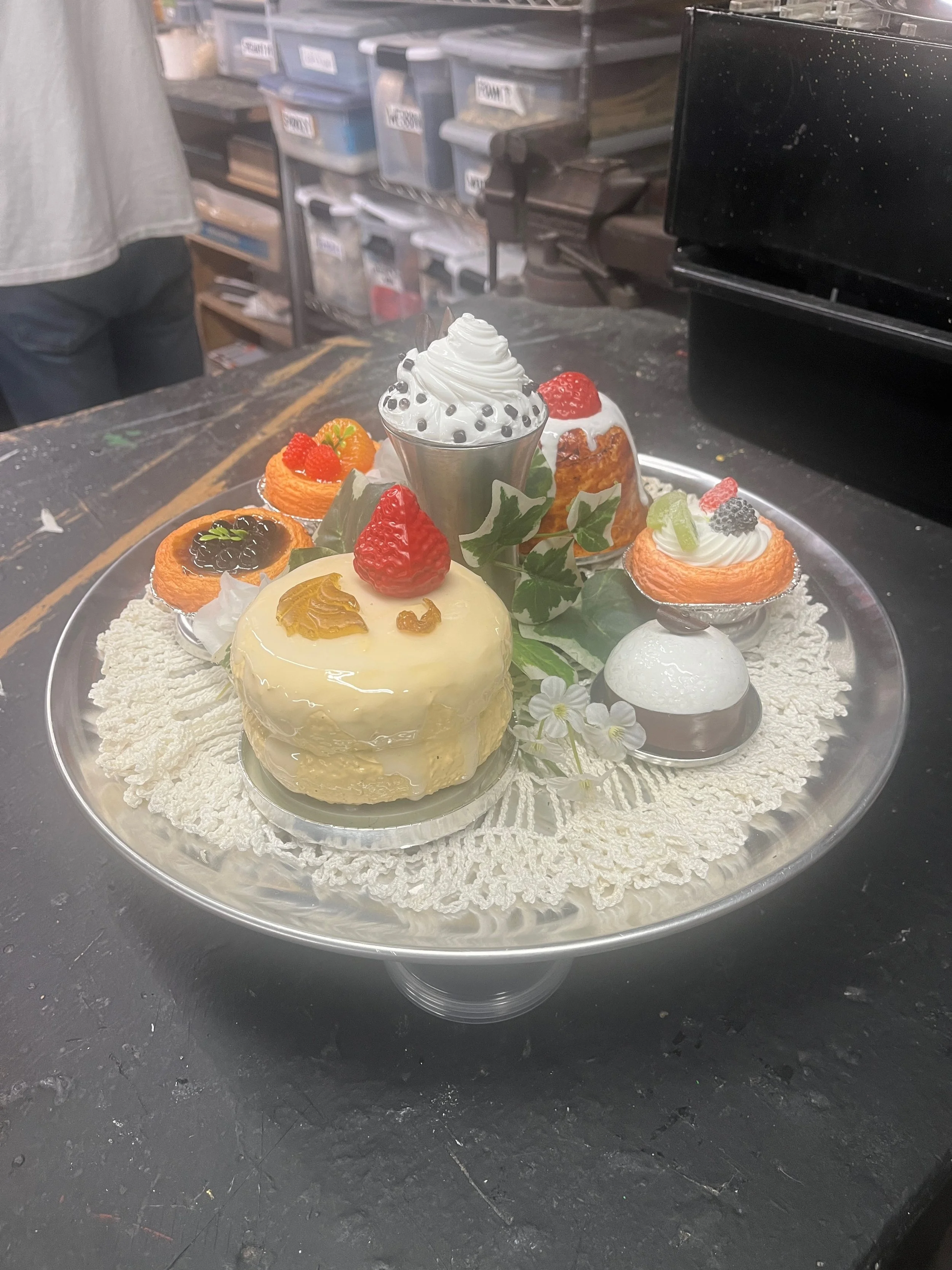 Tray of Desserts, for Cinderella Jr. 