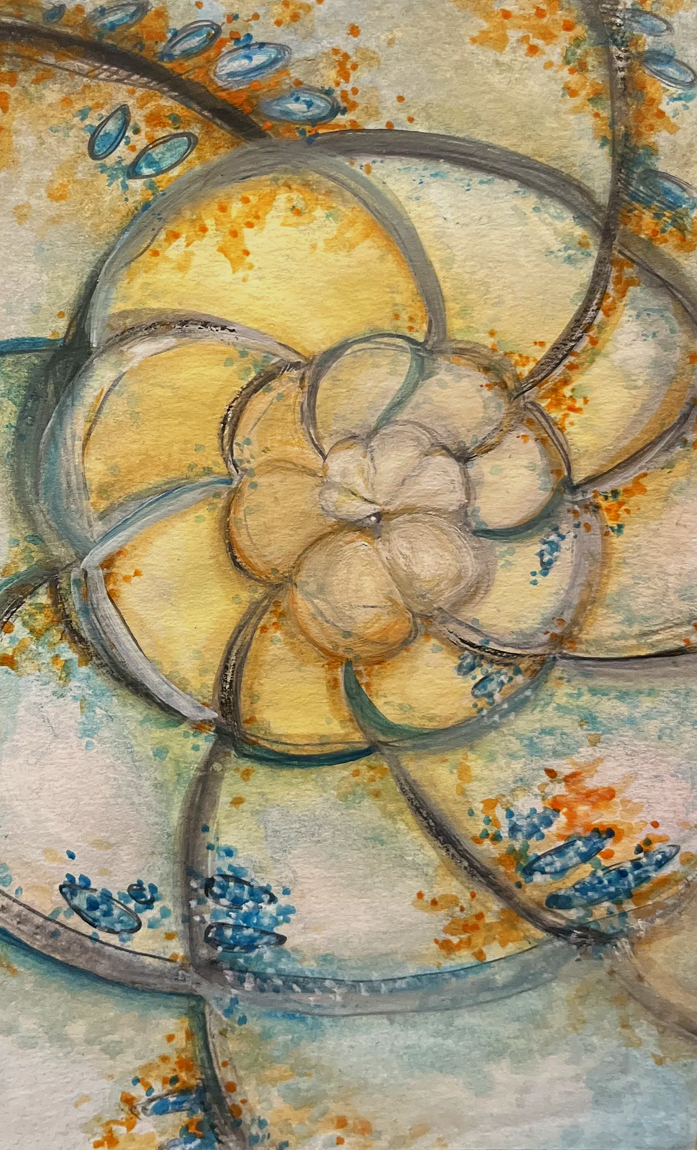 Gouache & Watercolor Pencil 