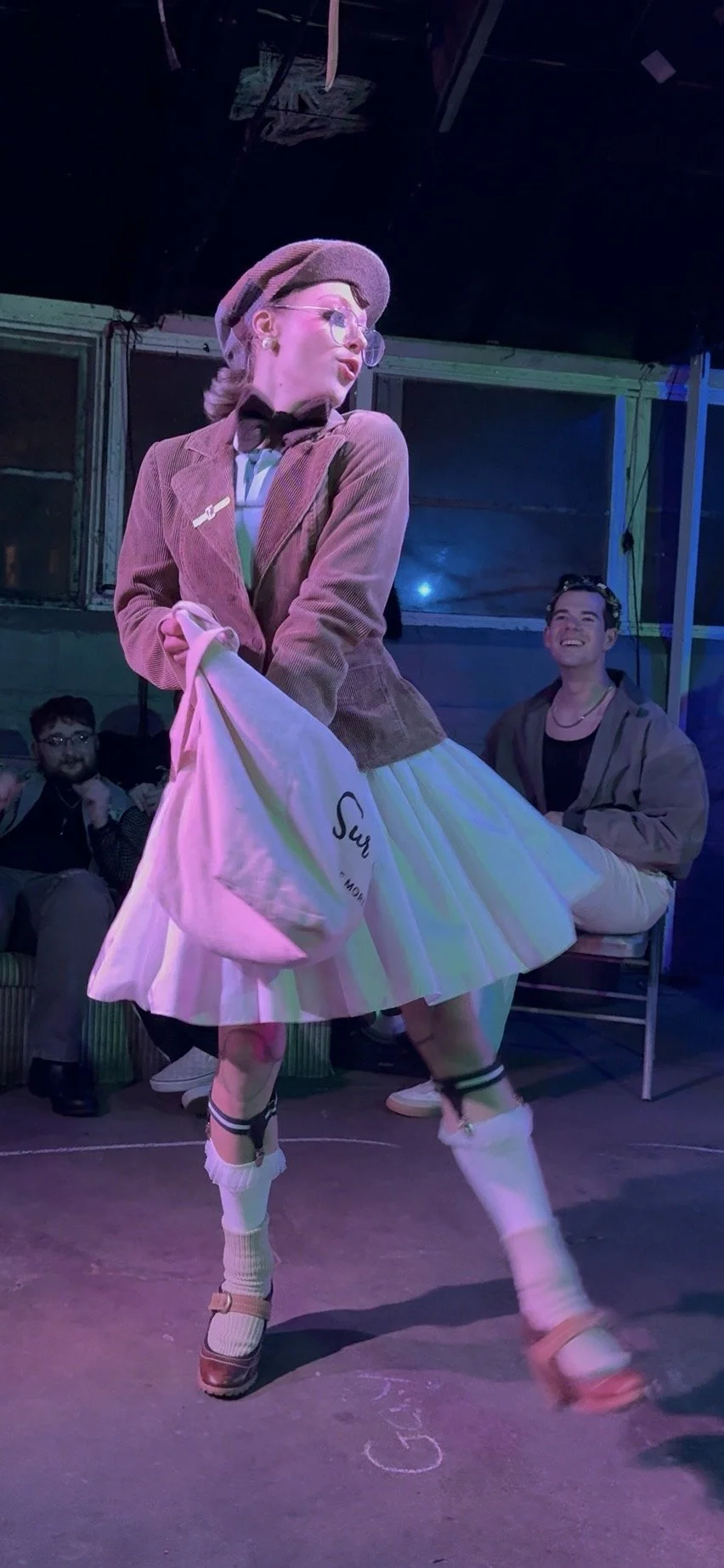 "Poisoning Pigeons in the Park" Drag Number, Look 1, performed by Romie Over, 'Spring Fling' 2026