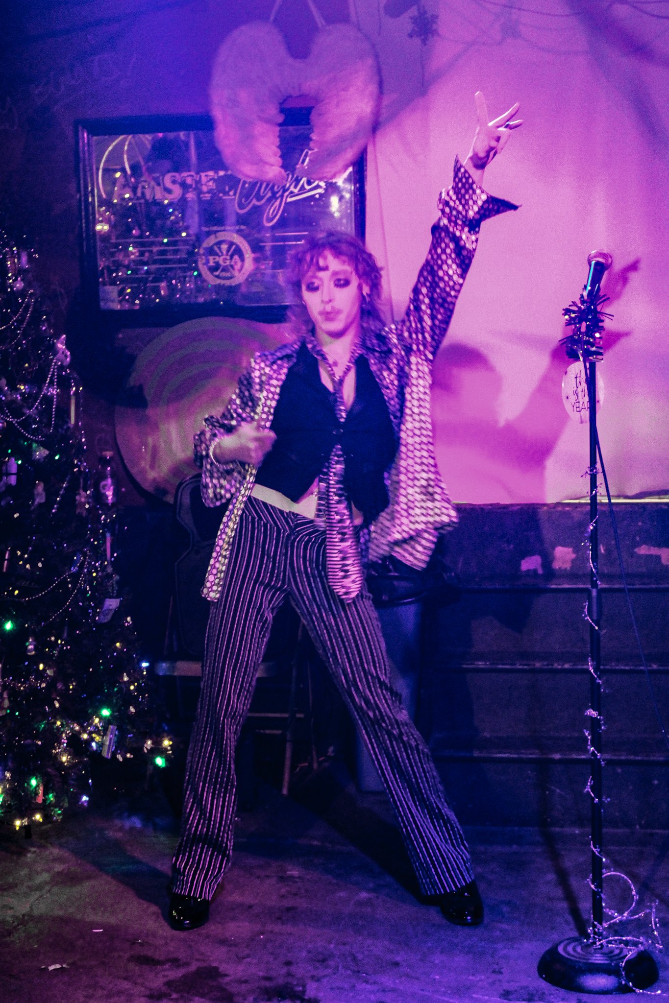 "Jockey Full of Bourbon" Drag Number, performed by Romie Over, NYE 2025