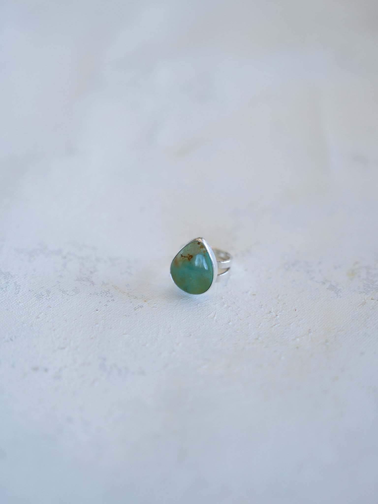 Milky Royston Turquoise Ring