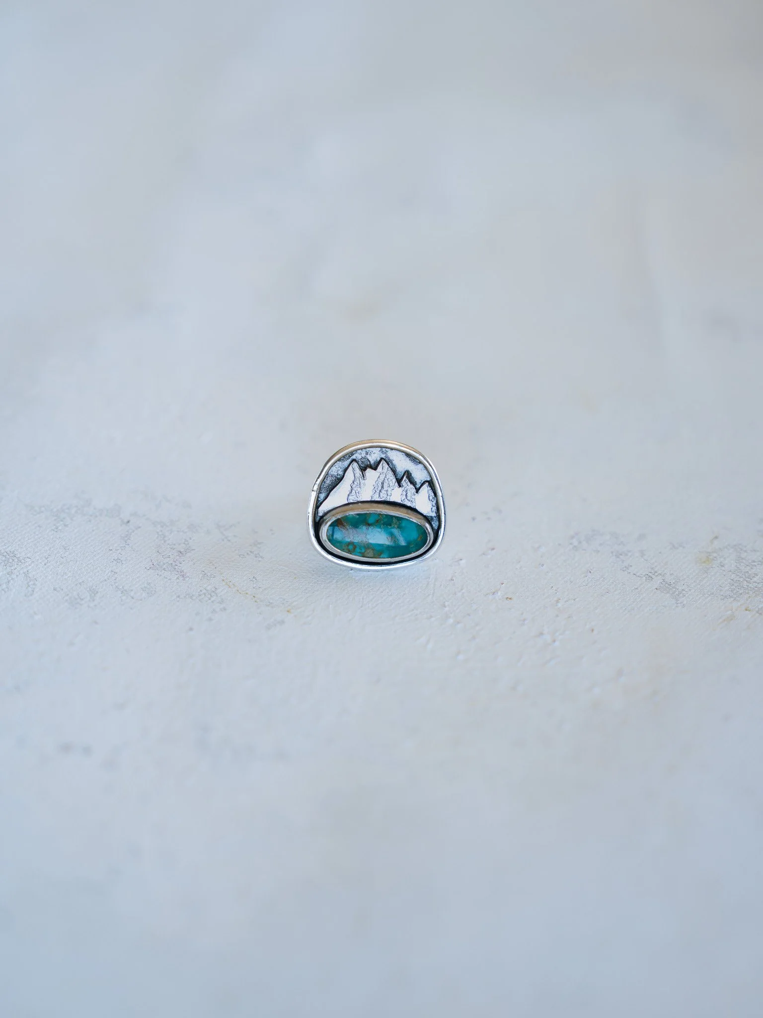 Royston Turquoise Framed Mountain Ring