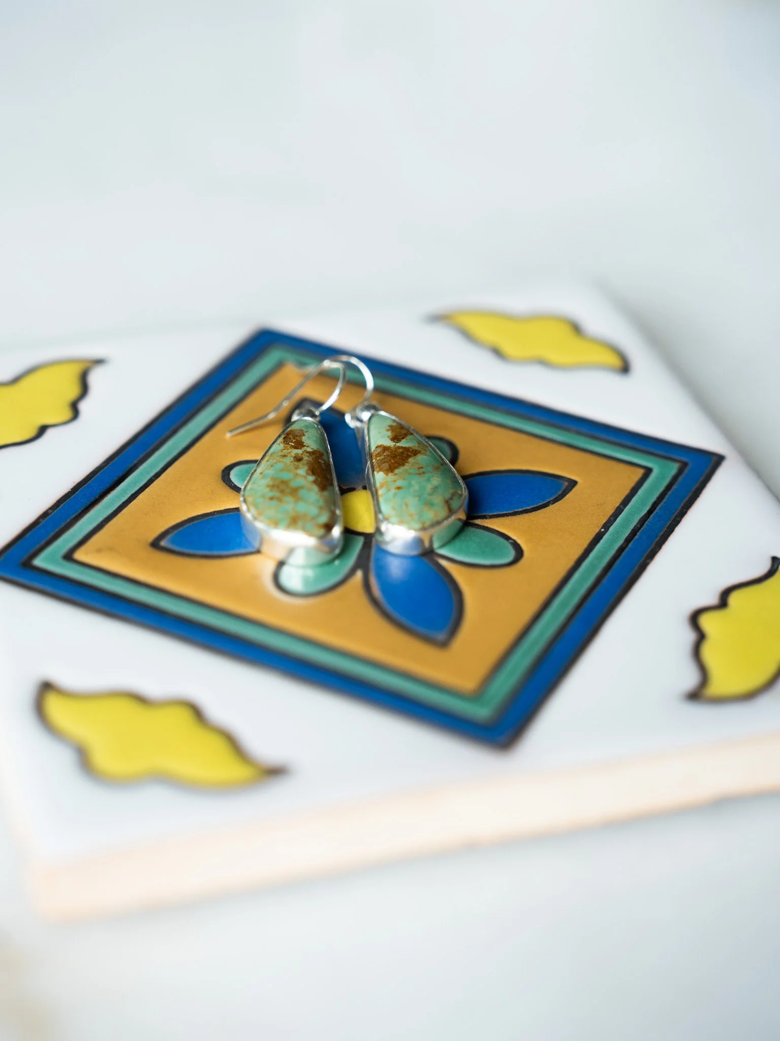 Royston Turquoise Drop Earrings