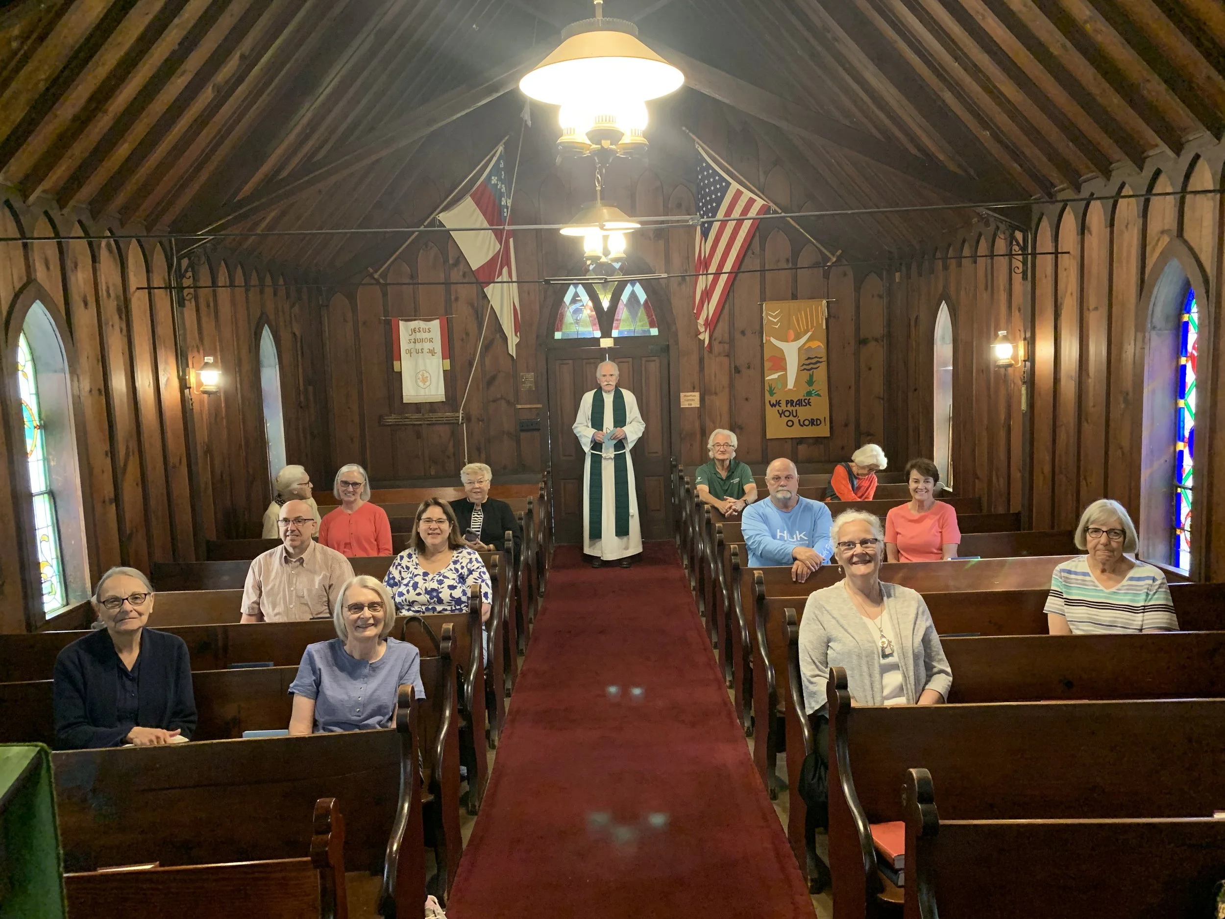 Worship in the chapel