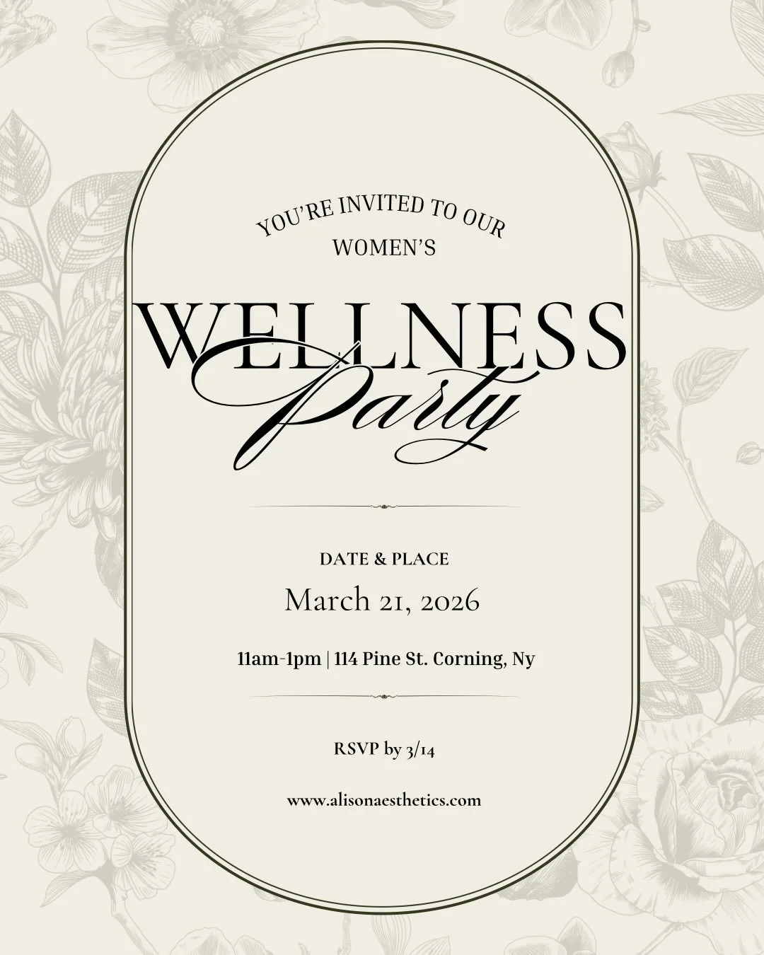 Join us for a thoughtfully curated morning centered around women&rsquo;s health, beauty, and confidence.

We&rsquo;ll begin with lattes, florals, light bites, and our favorite wellness extras.

At 12PM, we&rsquo;ll gather inside Studio Anatomy for a 