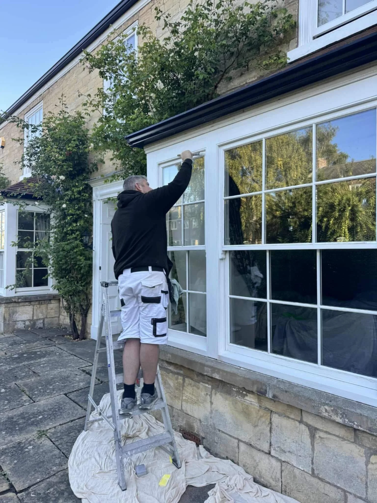Exterior Window Painting in York: Including Bay Windows