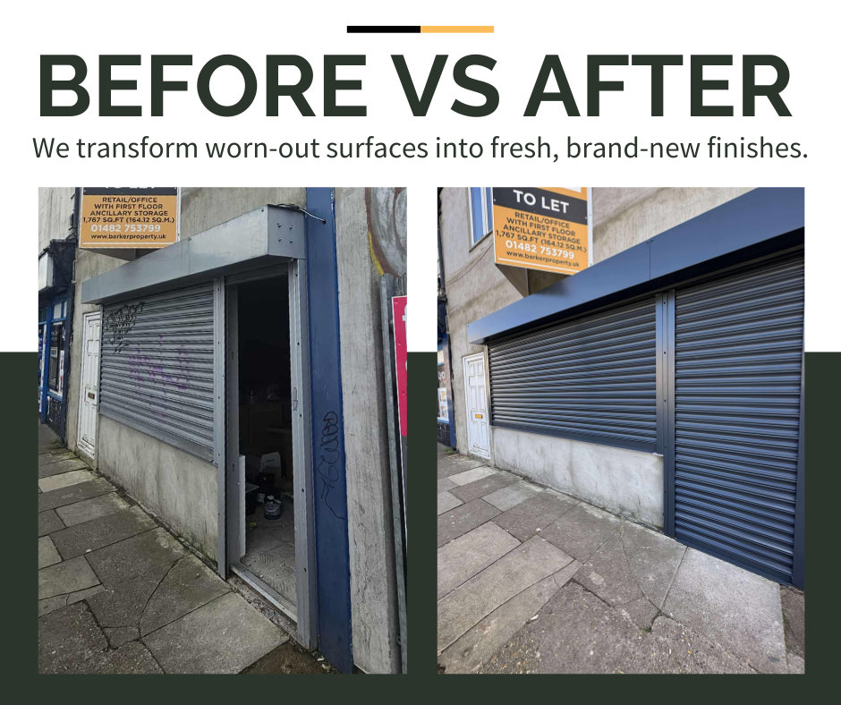 Before Vs After Commercial painting