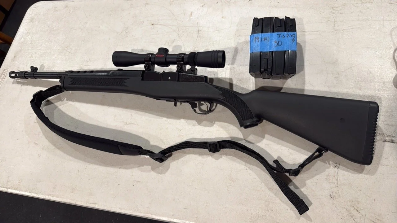 Used Ruger Mini 30 included is a Redfield optic and four 20 rnd mags. Will sell LOCAL ONLY, comes with 1000rds of ammo.