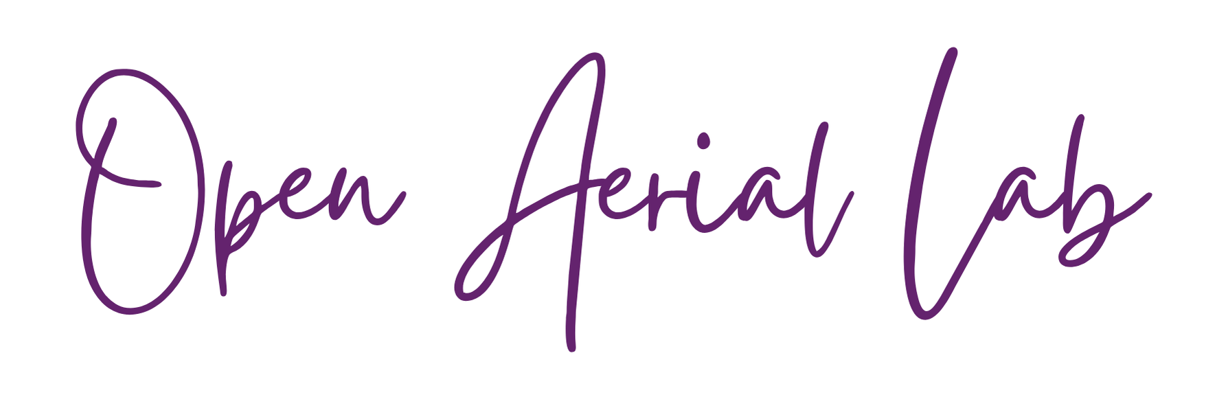 Sign with the words 'Open Audial Lab' written in purple cursive font.