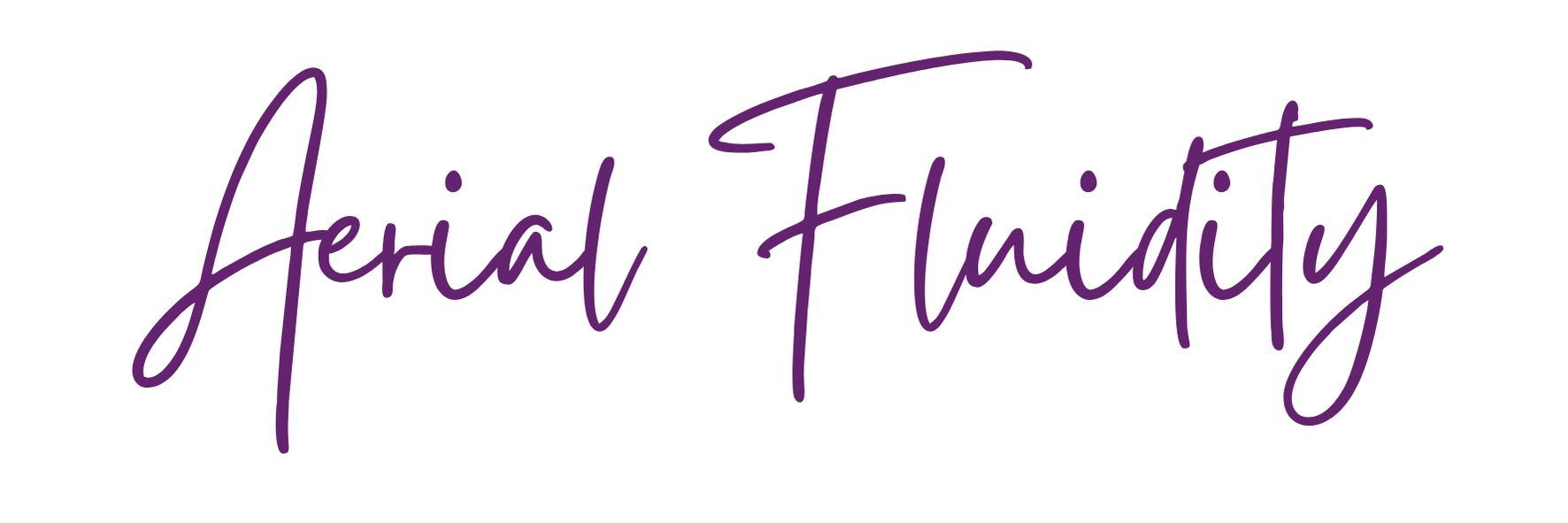 Text that reads 'Aerial Hygiene' in purple cursive font.