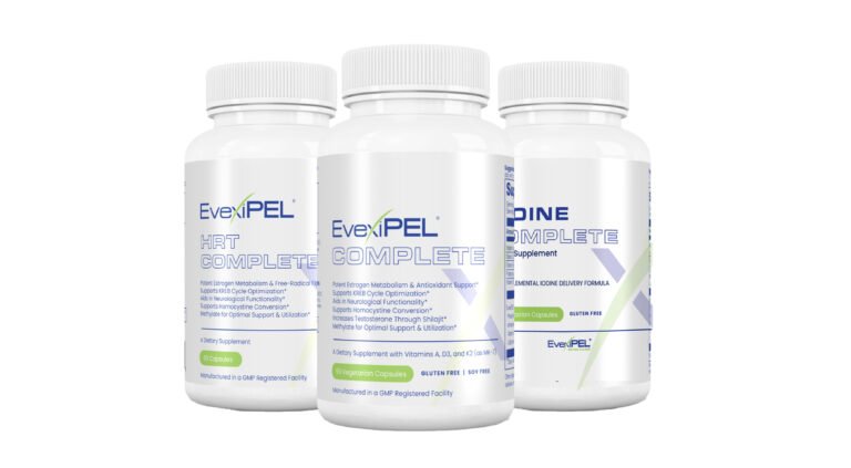 Evexias nutraceuticals bottles