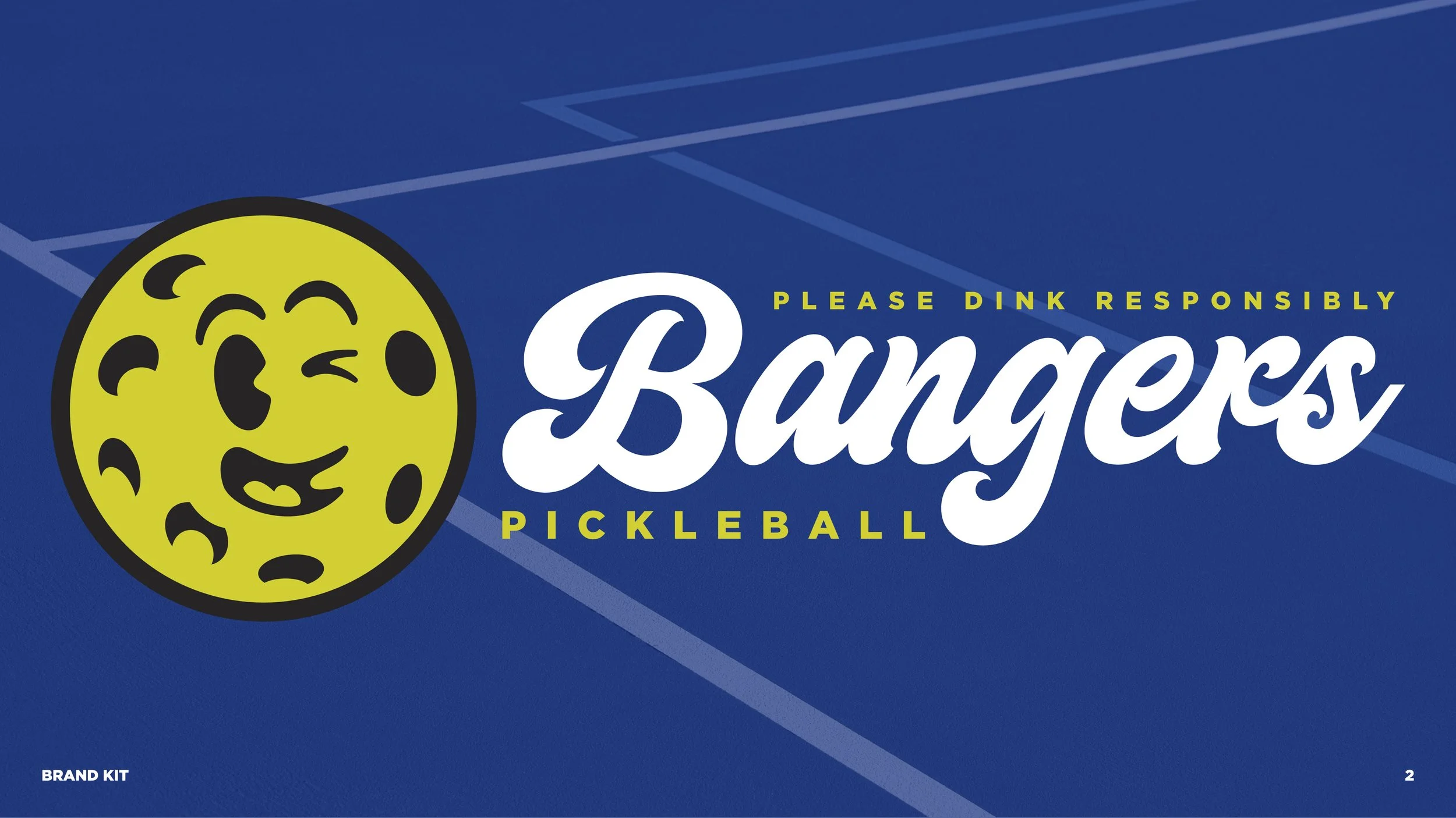 Bangers Pickleball: A Playful Brand Identity That Serves Big Energy
