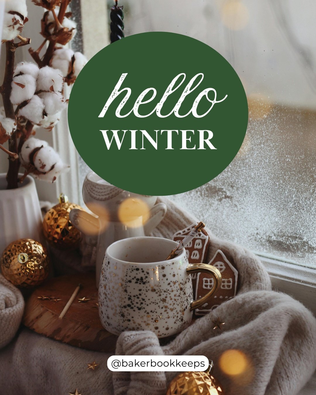 Hello, winter! Here&rsquo;s to slow mornings, warm drinks, and fresh starts. ❄️