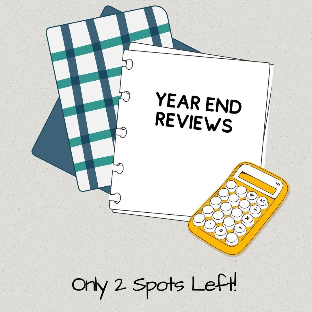 Only a couple spots left for year-end reviews and reconciliations!

If you're doing your own bookkeeping, you know that year-end can feel... a lot. Making sure everything's clean before tax season, wondering if anything is missing or duplicated.

We 
