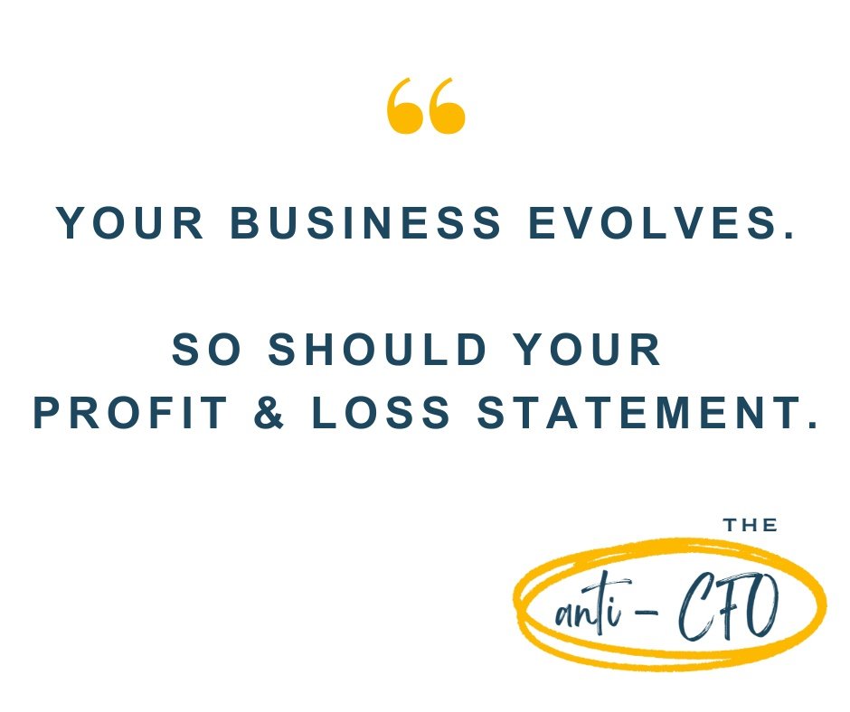 Your business isn&rsquo;t static&mdash;it&rsquo;s always changing and growing.

So why should your financial reports stay the same year after year?
I believe your profit and loss statement should be a living, breathing reflection of your business. Wh