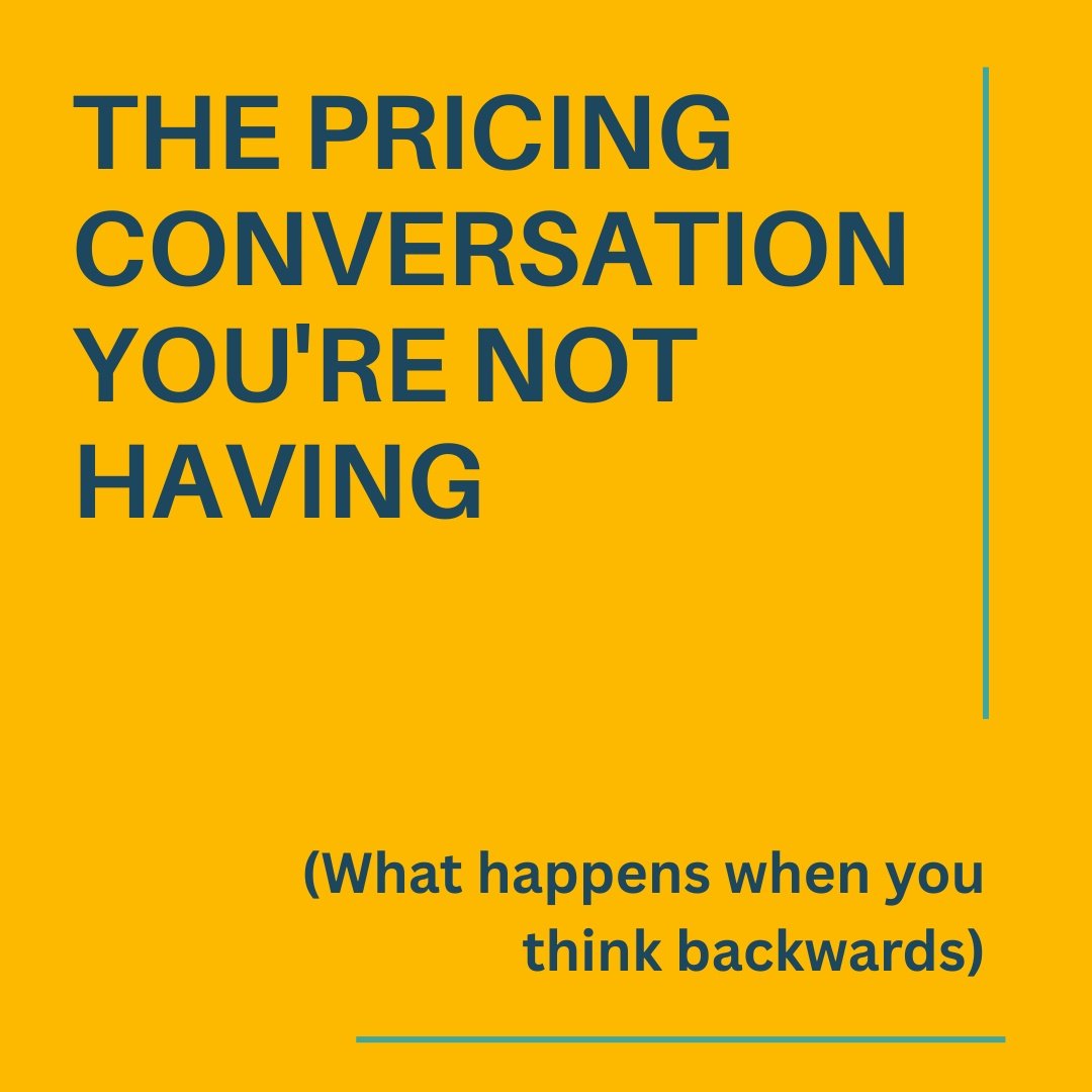 Most service providers have never actually looked at their pricing the way they should.

You set a rate. You deliver. You see what's left. Done.

But that's not strategy. That's just hoping.

The real conversation&mdash;the one that changes things&md