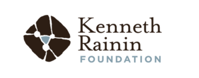 Kenneth Rainin Foundation logo with abstract brown and blue symbol