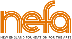 New England Foundation for the Arts logo in orange and gray