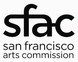SFAC San Francisco Arts Commission logo in black lettering