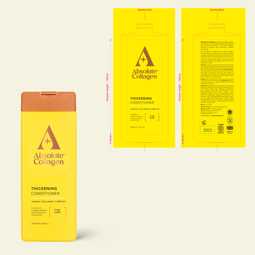 Absolute Collagen - Conditioner Primary Packaging