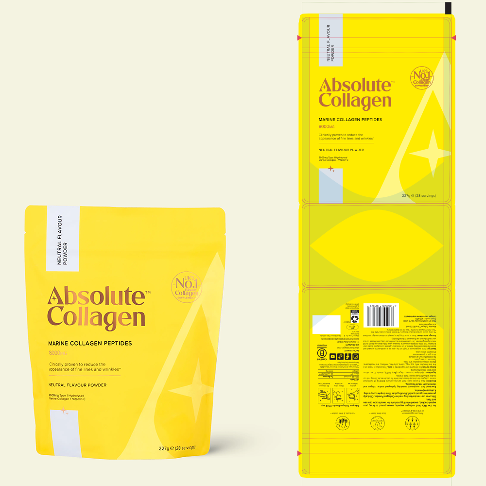 Absolute Collagen - Bulk Powder Pouch Primary Packaging