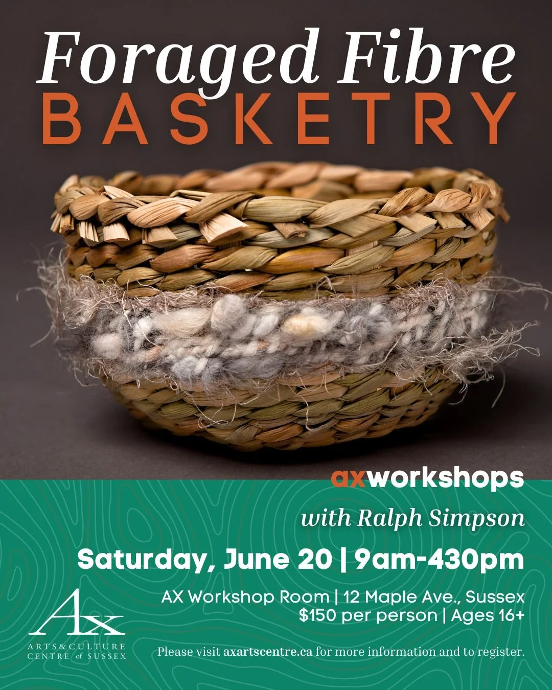 Foraged Fibre Basketry Workshop