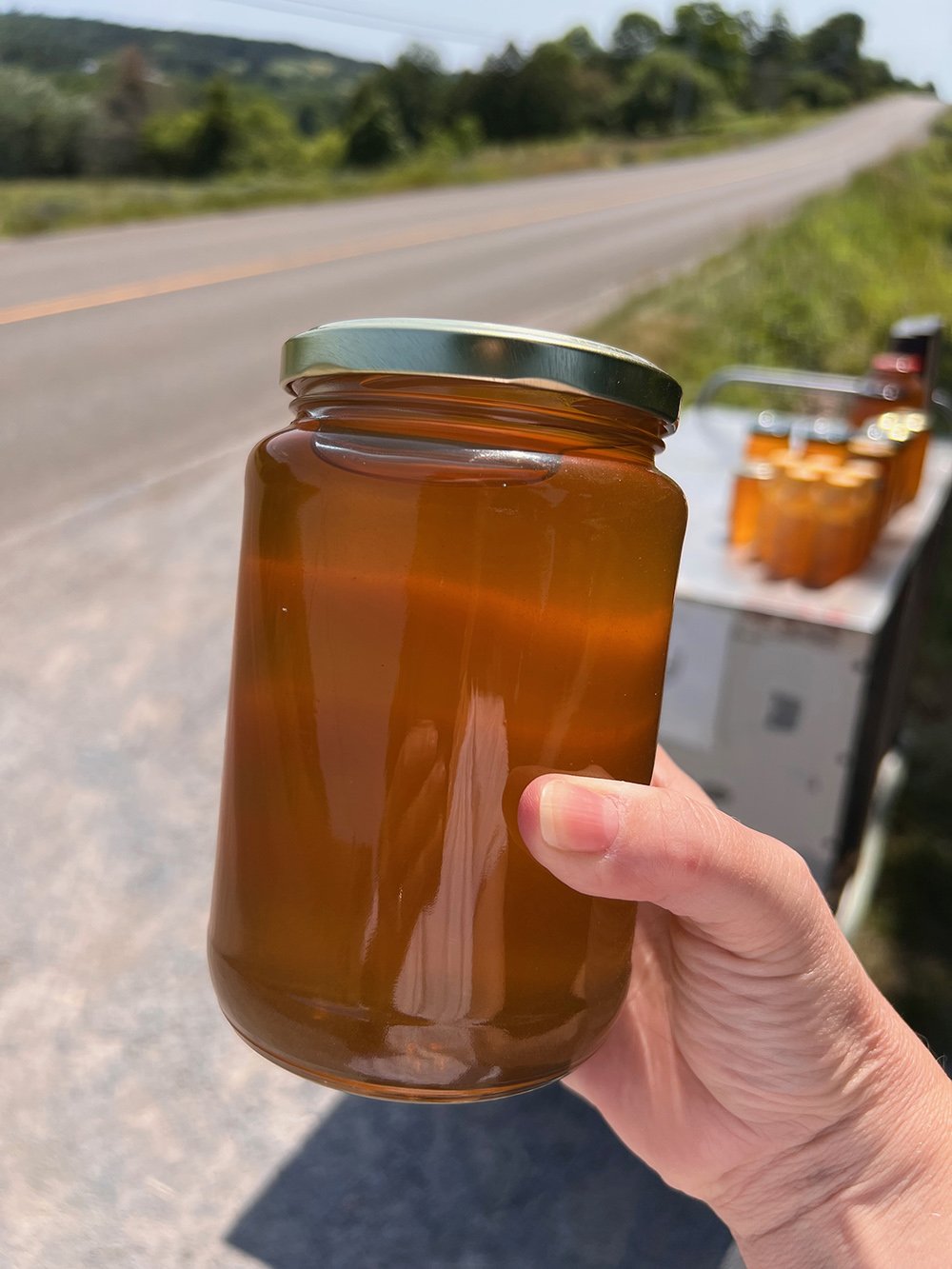 Honey farmstand