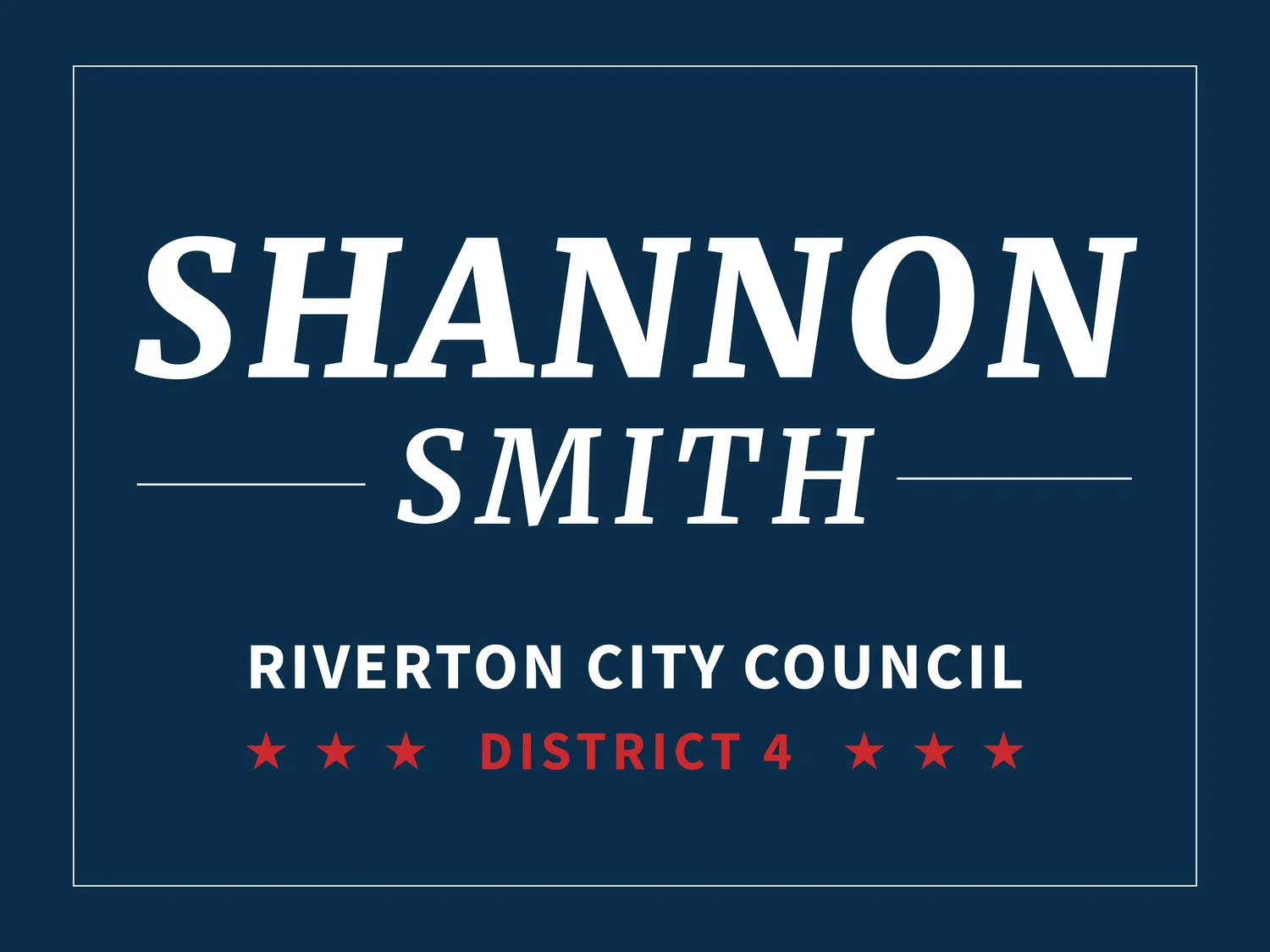 Shannon Smith for Riverton City Council