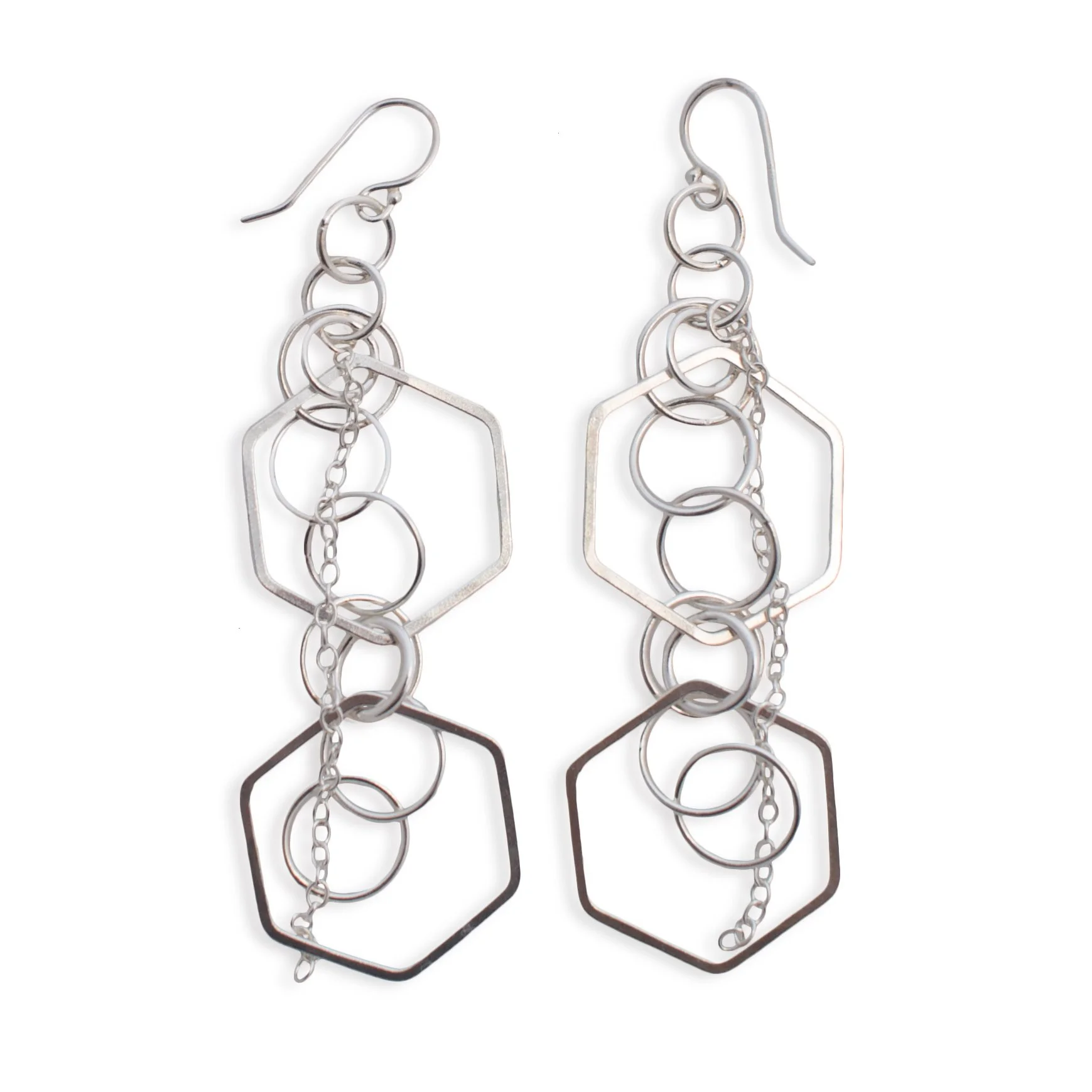 Triple Chain Earrings