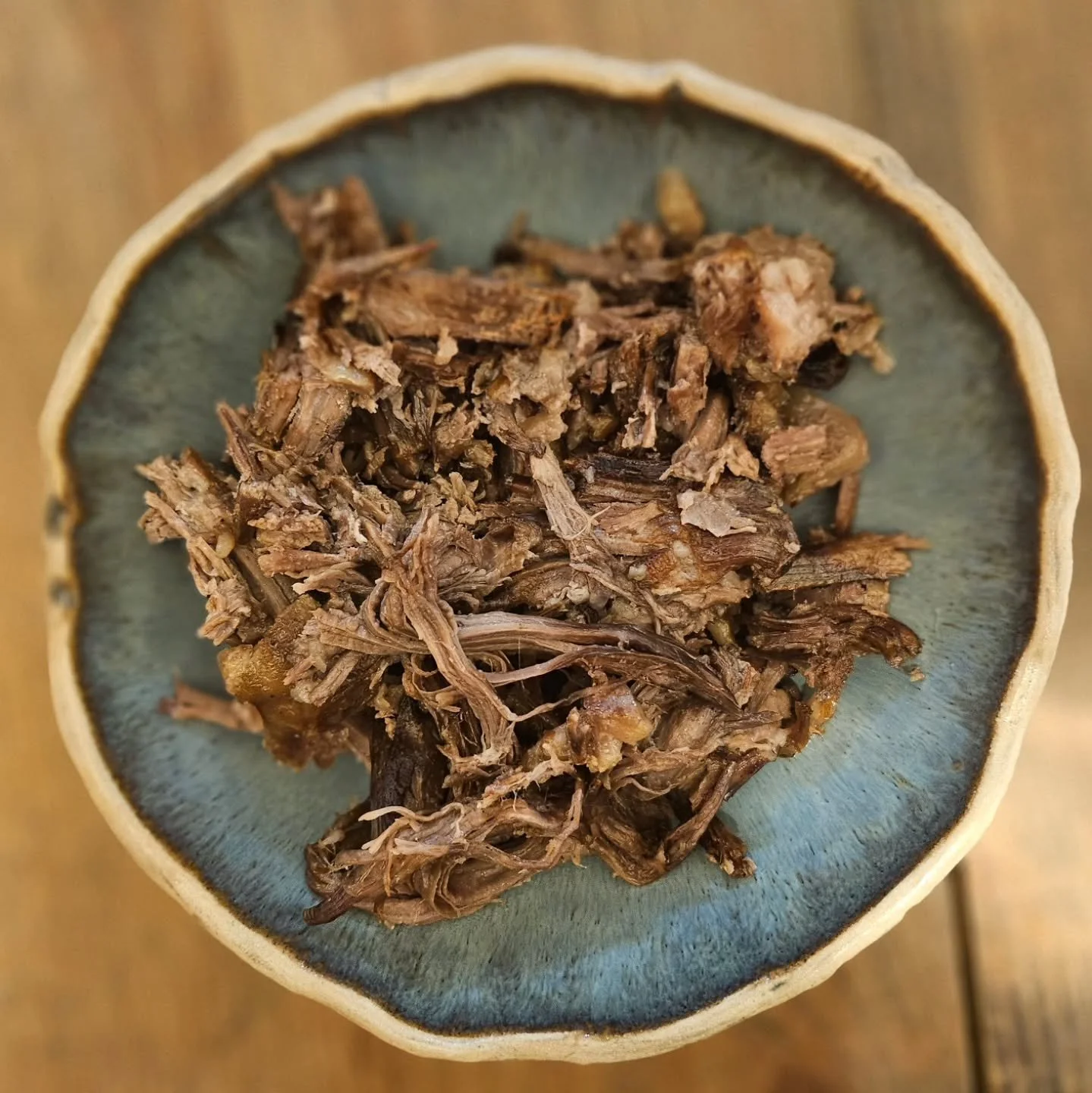 Some carnivores would consider this sacrilege. I just consider it delicious!

Sure, I love making an impressive standing rib roast for holidays, but sometimes I just want a comforting bowl of BEEF. So, I slow-cooked a prime rib roast low &amp; slow i