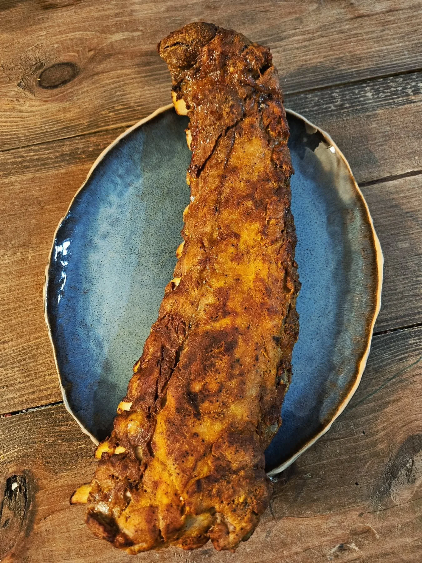 I was extra hungry tonight, so I ate this entire rack of ribs! I seasoned them with my special Cajun spice mix and baked them low &amp; slow. Yum!

#porkribs #spareribs #carnivorediet #cajun #spicyfood