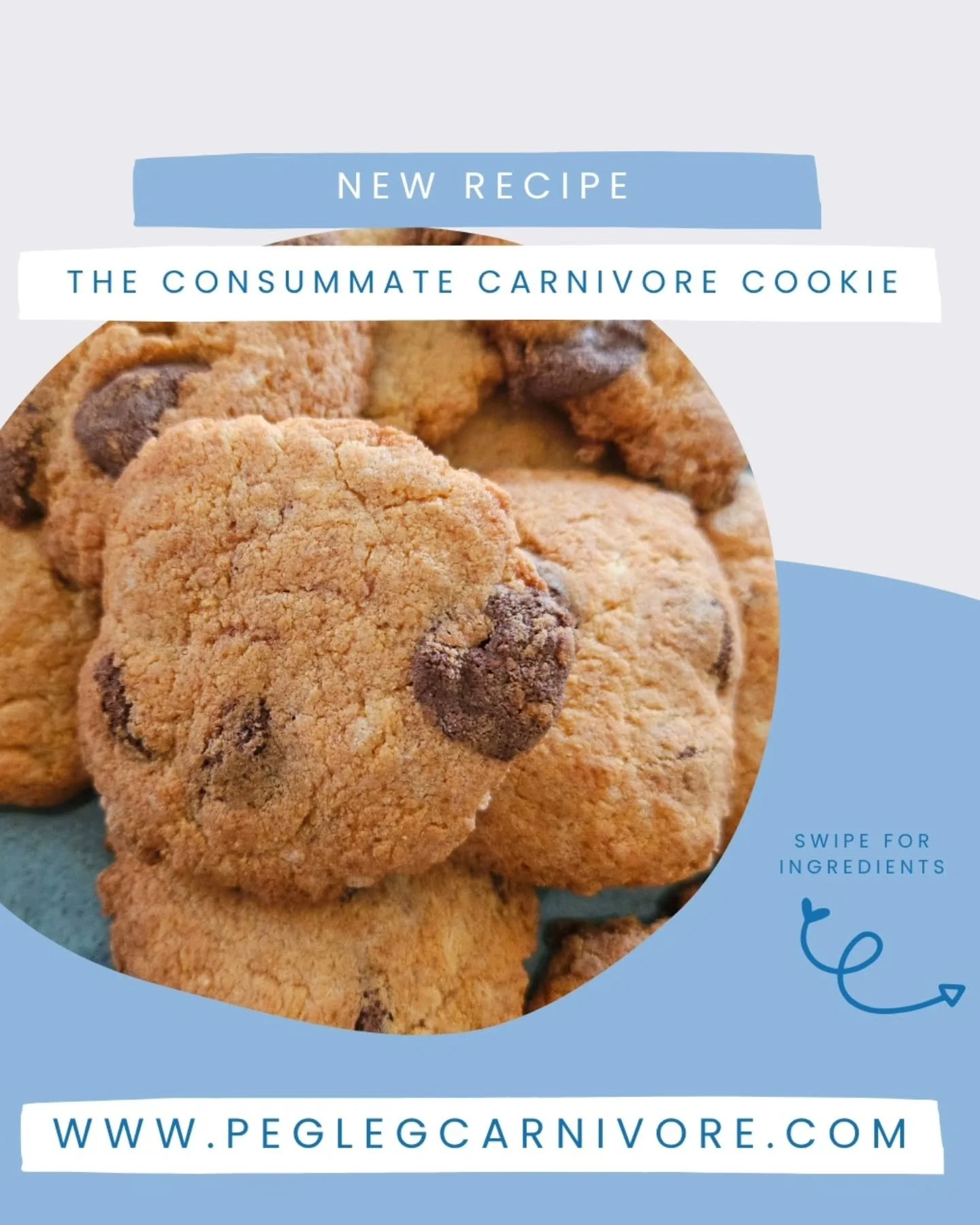 ONE recipe, INFINITE variety!

My carnivore cookie recipe is the only one you'll ever need. It's been two years in the works as I tested and adjusted it to utter perfection (not to toot my own horn or anything 😂)!

Packed with protein 💥 NO SUGAR, N