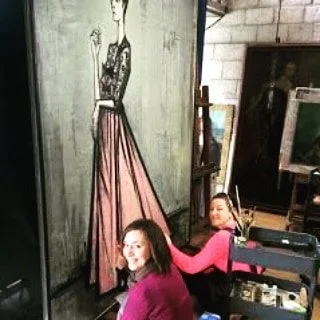 Annabel de Bernard Buffet et nos restauratrices
#art #atelierdutempspasse #bernardbuffet #annabelle #restaurations #tableau