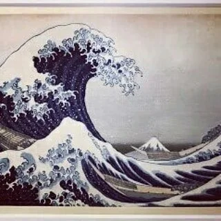 Sans dessus dessous renvers&eacute; par la vague d'Hokusai
#art #atelierdutempspasse #papier #hokusai #restaurations