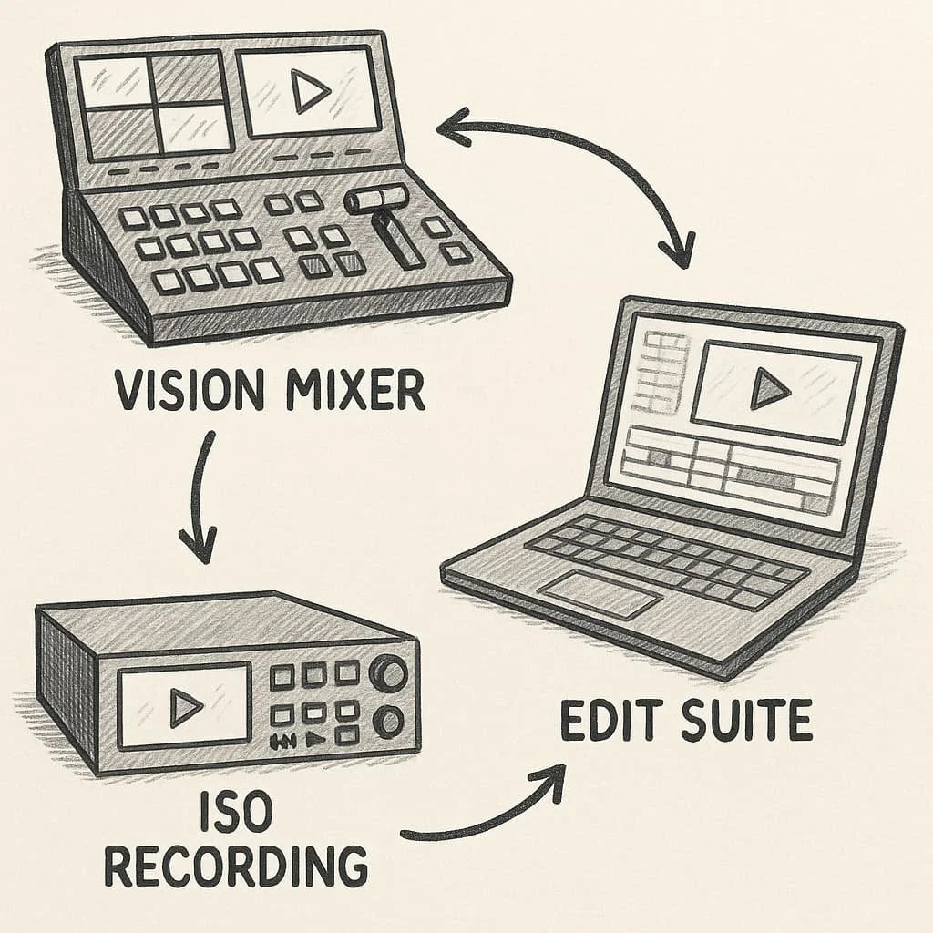 Recording Techniques Explained: Live Mix, ISO Recording, and Post-Produced Edits