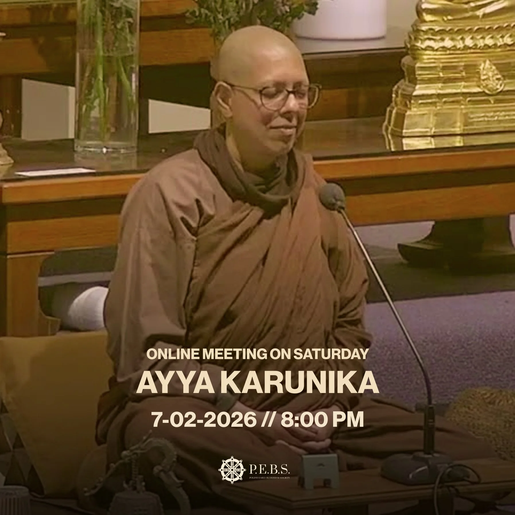 Online Meeting with&nbsp;Ayyā&nbsp;Kārunikā
